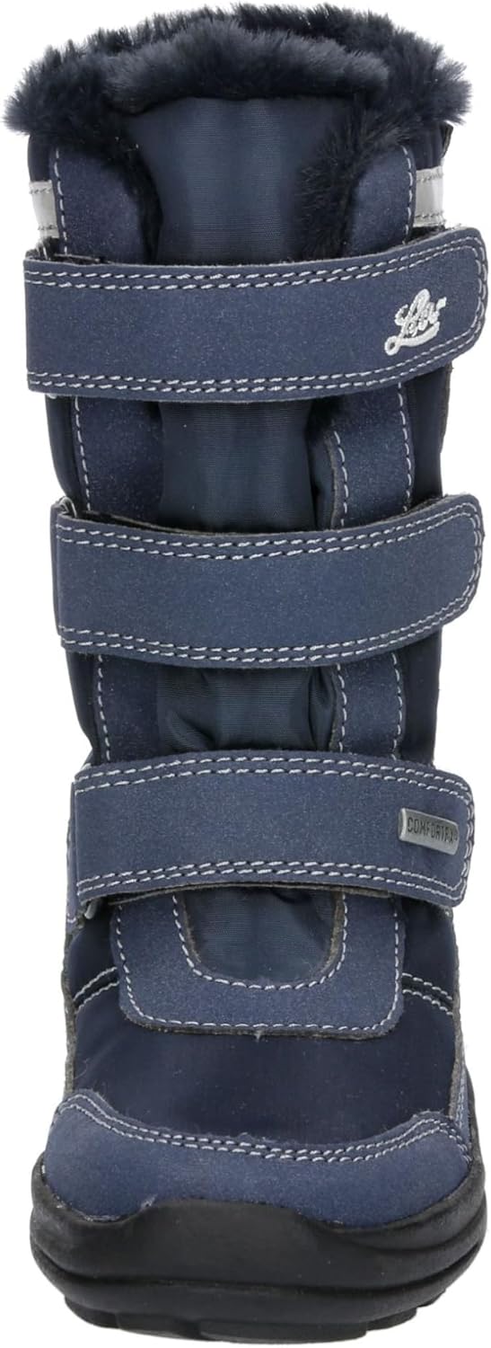Lico Mädchen Ingra V Schneestiefel 25 EU Marine Silber, 25 EU Marine Silber
