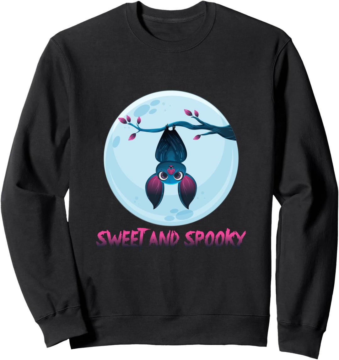 Fledermaus Sweet and Spooky Geschenk Lustig Halloween Kinder Sweatshirt