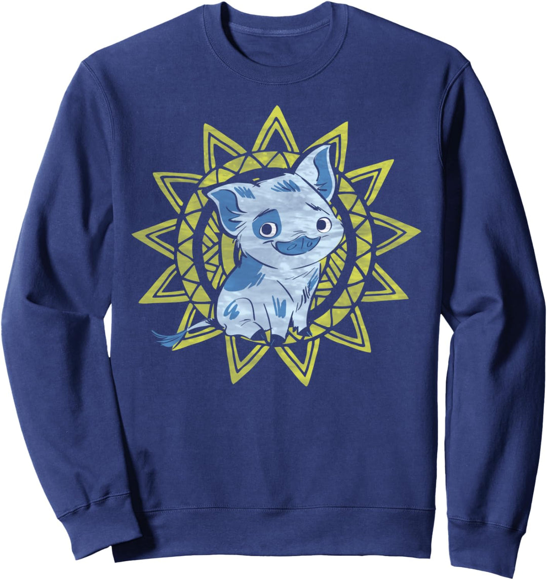 Disney Moana Pua Geometric Sun Poster Sweatshirt