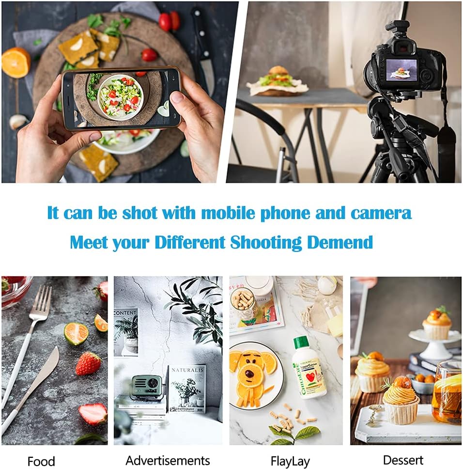 Marmor-Hintergründe, flach, 56 x 86 cm, doppelseitig, Marmor für Fotostudio, Schmuck, Tischdekoratio