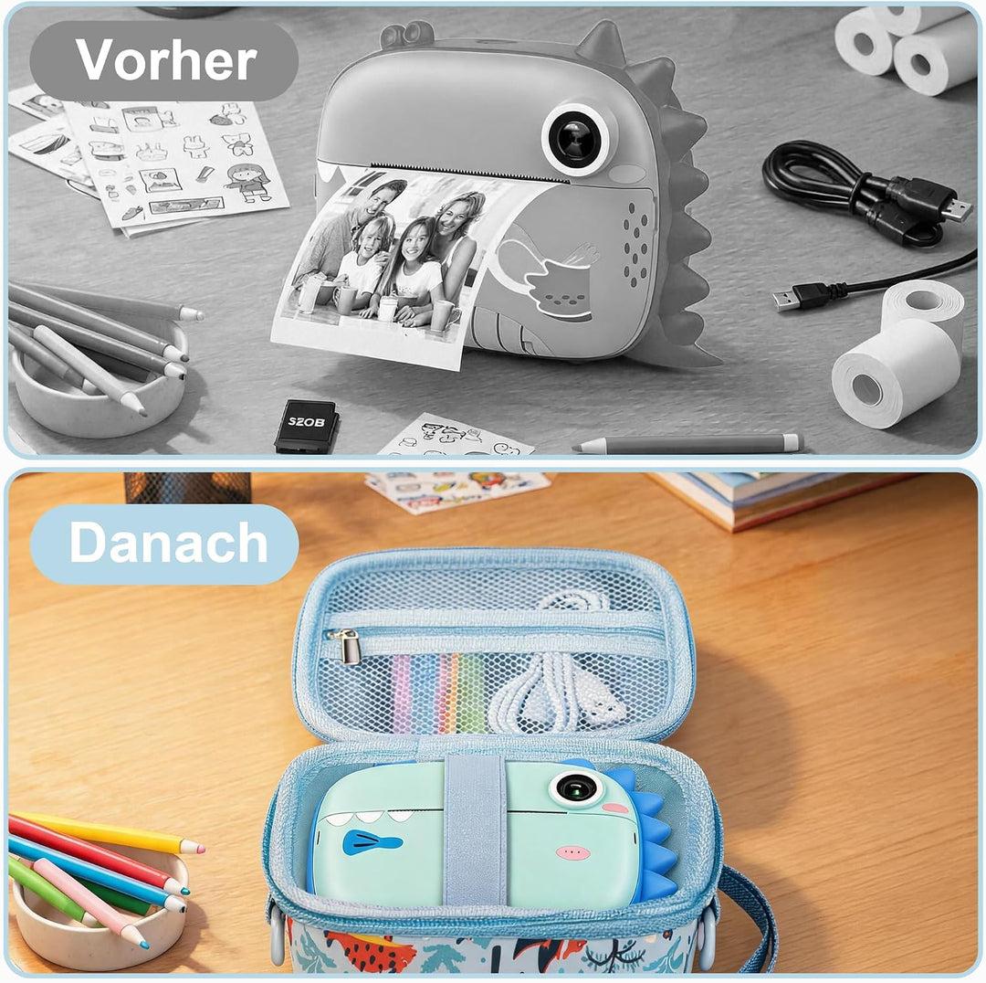 Leayjeen Kinderkamera Tasche Kompatibel mit HiMont/GREENKINDER/Hiievpu/CalineGam/Gofunly/AMCLID/ulew