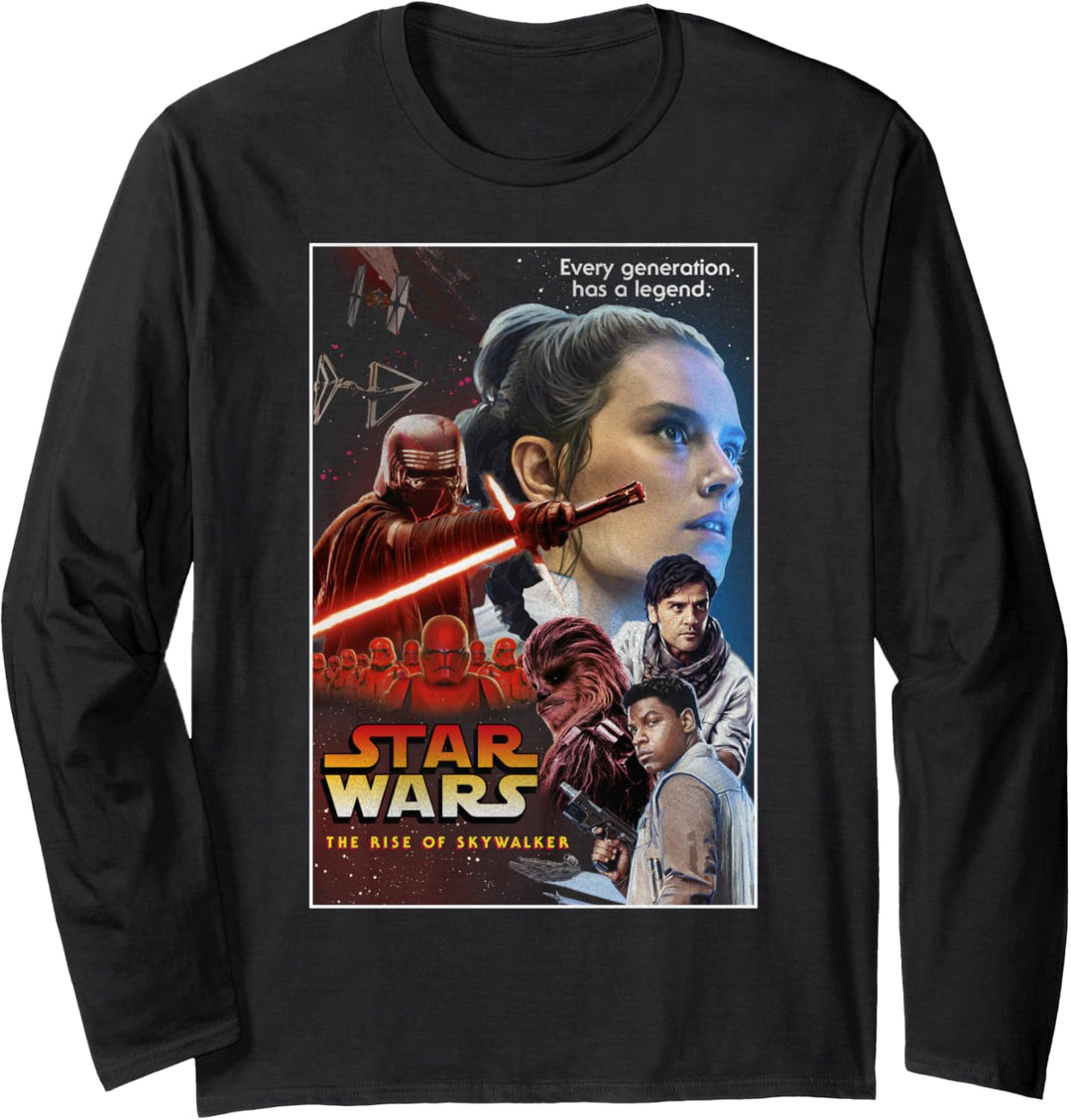 Star Wars: The Rise Of Skywalker Rey Legend Poster Langarmshirt
