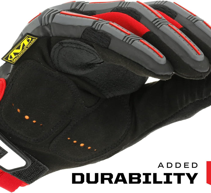 Mechanix Herren MPT-52-012 Handschuhe mit Stossschutz, Schwarz/Rot, XXL EU XXL Schwarz/Rot, XXL Schw