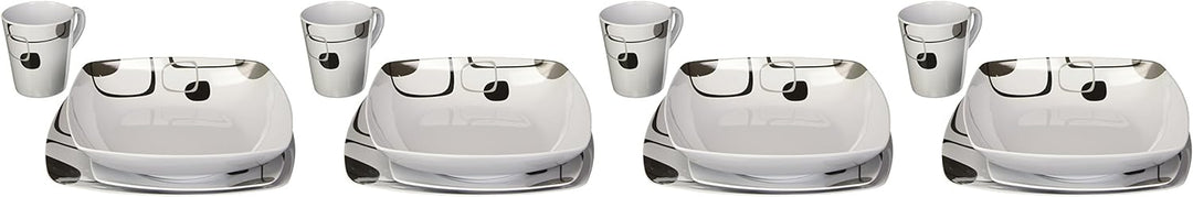 BRUNNER Melamin Set Enigma 16 Teile. Standard, Standard