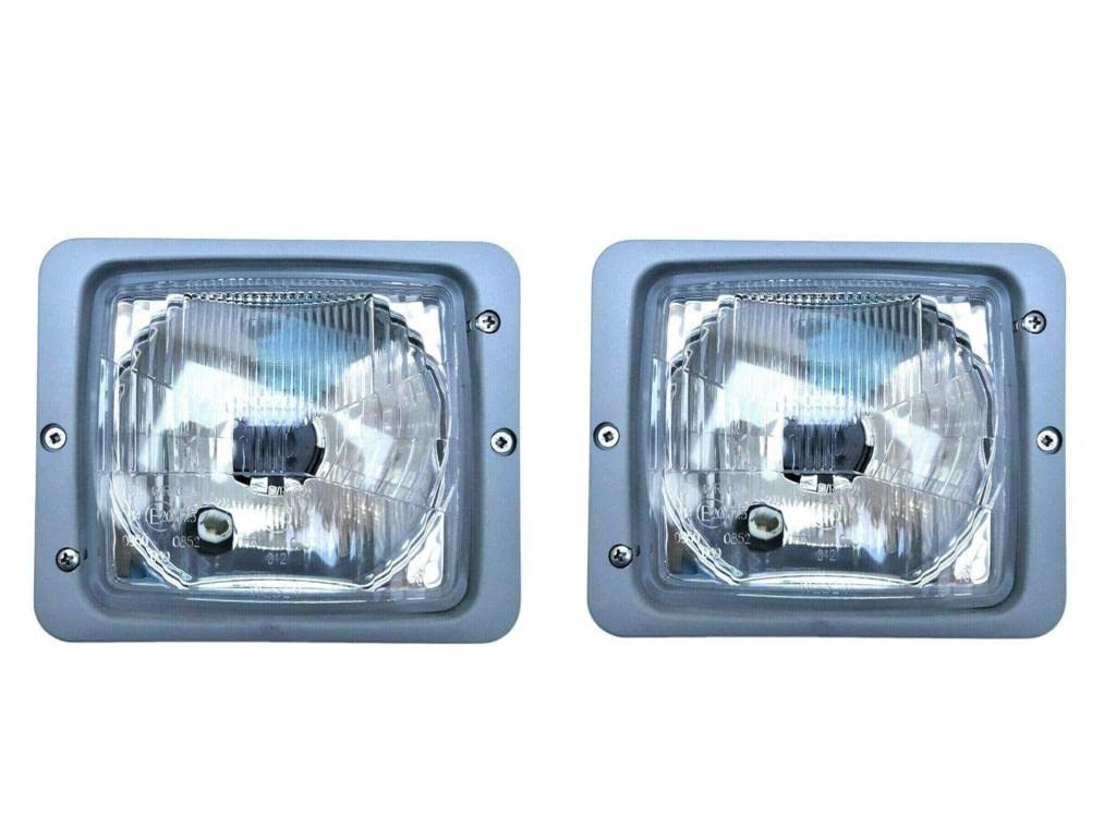 MelTruck® 2x R2 Scheinwerfer mit Fernlicht Positionslicht Abblendlicht für Steyr MB IHC Fendt