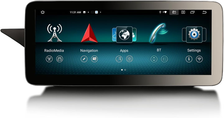 Erisin 12.3 Zoll 8GB+128GB Android 12 Autoradio Bluetooth mit GPS Navigation für Mercedes Benz E-Kla