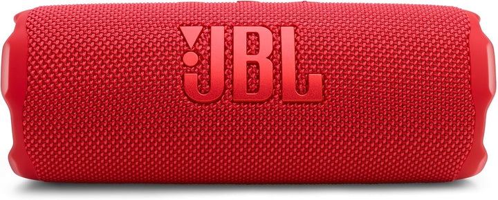 JBL Flip 7, kabelloser tragbarer Bluetooth-Lautsprecher, Rot JBL Flip 7 Rot/Ausflug, einfarbig (Geta