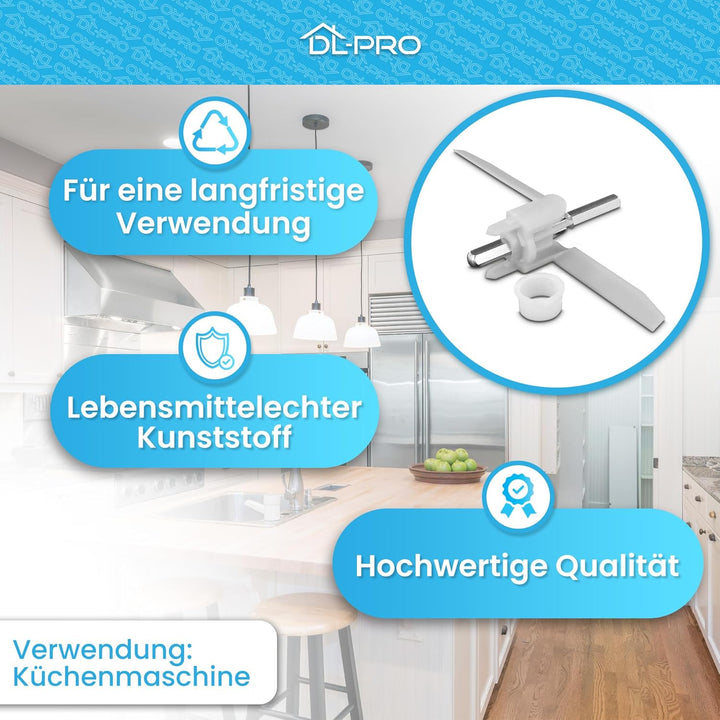 DL-pro 2 x Mitnehmer 155mm für Bosch 630760 00630760 MUM5 MUMS MUMV MUZ5 HomeProfessional VeggieLove