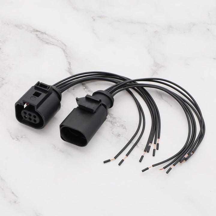 eMagTech 2 STÜCKE 6 Pin Kabelbaum Buchse 1J0973713 Stecker Buchse Verkabelung Reparatur Webstuhl Aut