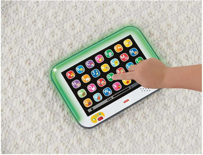 Fisher-Price Lernspass, Lernspielzeug für Kleinkinder, Smart Stages Tablet Computer-Attrappe mit Mus