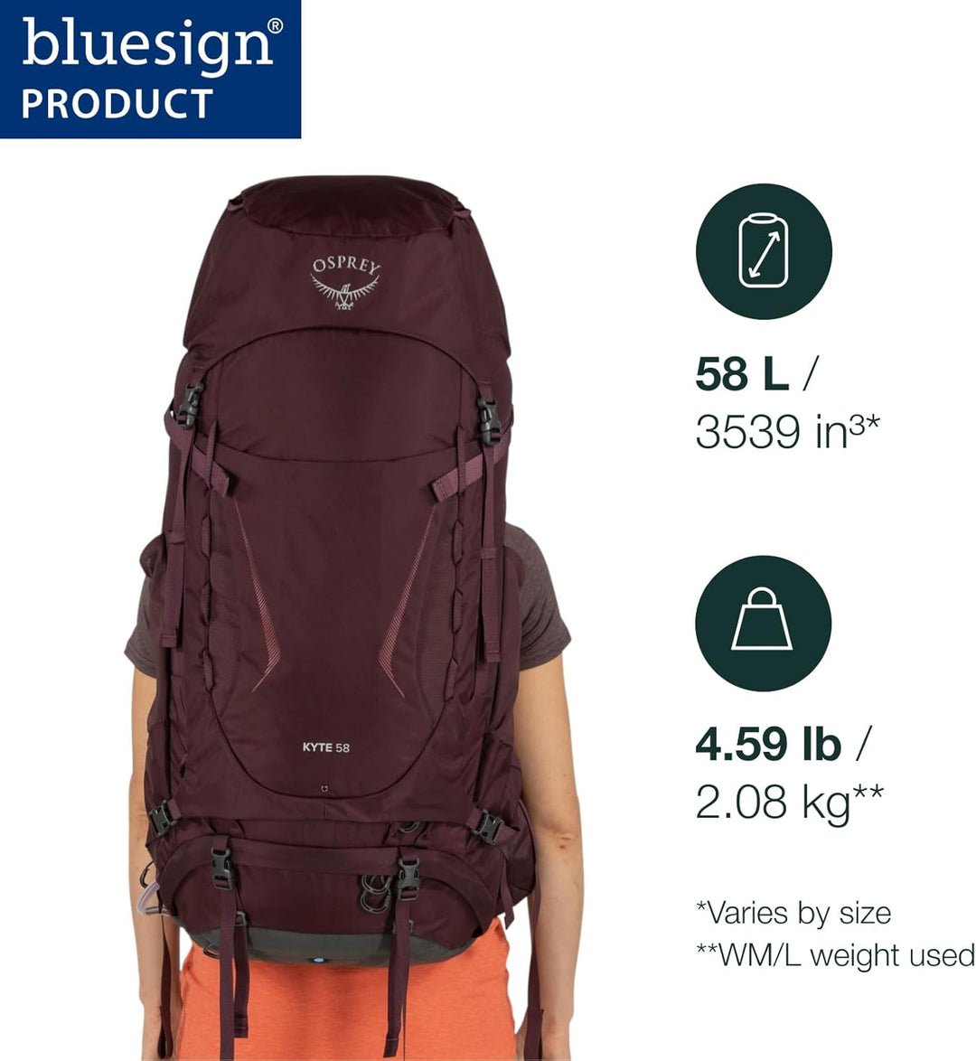 Osprey Damen Rucksack Elderberry Purple WM/L, Elderberry Purple WM/L