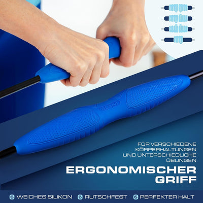 ELANI klimaneutraler Schwingstab - angenehmer Griff & Verstellbarer Widerstand - hochbelastbarer Swi
