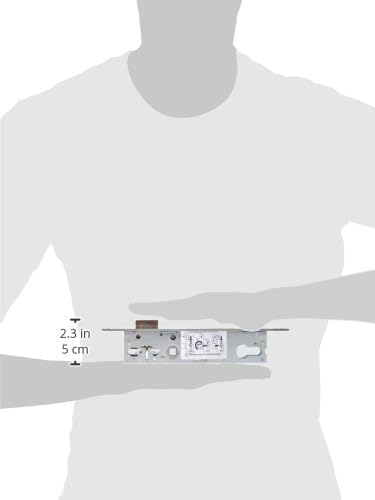 ABUS - Einsteckschloss für Rohrrahmentür ESR PZ LR Z 30 92 24-61746, Silber 30mm, 30mm
