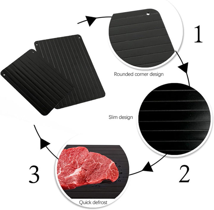 Auftauplatte – Käseplatte und Defrosting Plate, Schnelle Auftauen-Funktion für Fleisch, Steaks, Hühn