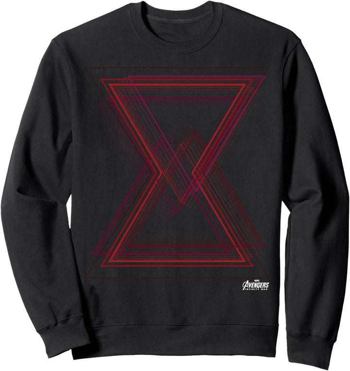 Marvel Avengers Infinity War Black Widow Geo Logo Sweatshirt