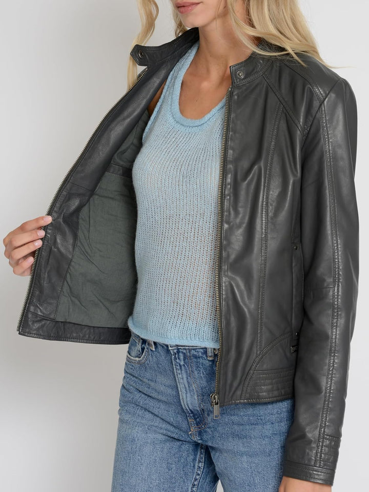 MUSTANG Damen Lederjacke 31017270 M anthra, M anthra