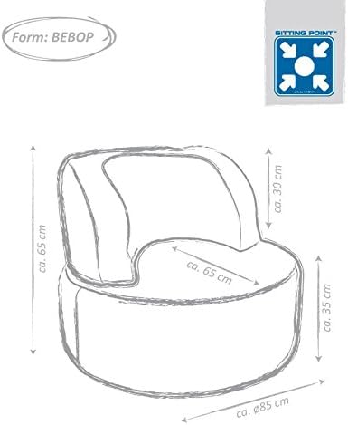 SITTING POINT only by MAGMA Sitzsack Scuba Bebop Uni Dot.Com grün, Grün