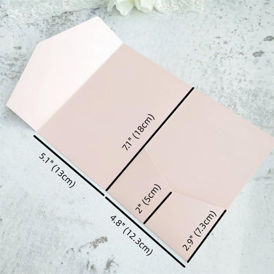 MillaSaw Einladungskarten Hochzeit Lila Rosa 5x7 Einladungskarten mit Umschlägen 20 Sets (Lila Rosa)