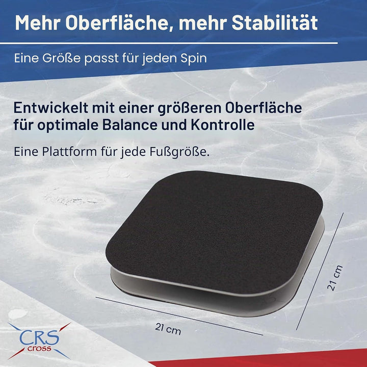 CRS Cross Spinner für Eiskunstlauf - Trainingshilfe für Eiskunstläufer, Gymnastik, Tanz und Ballettp