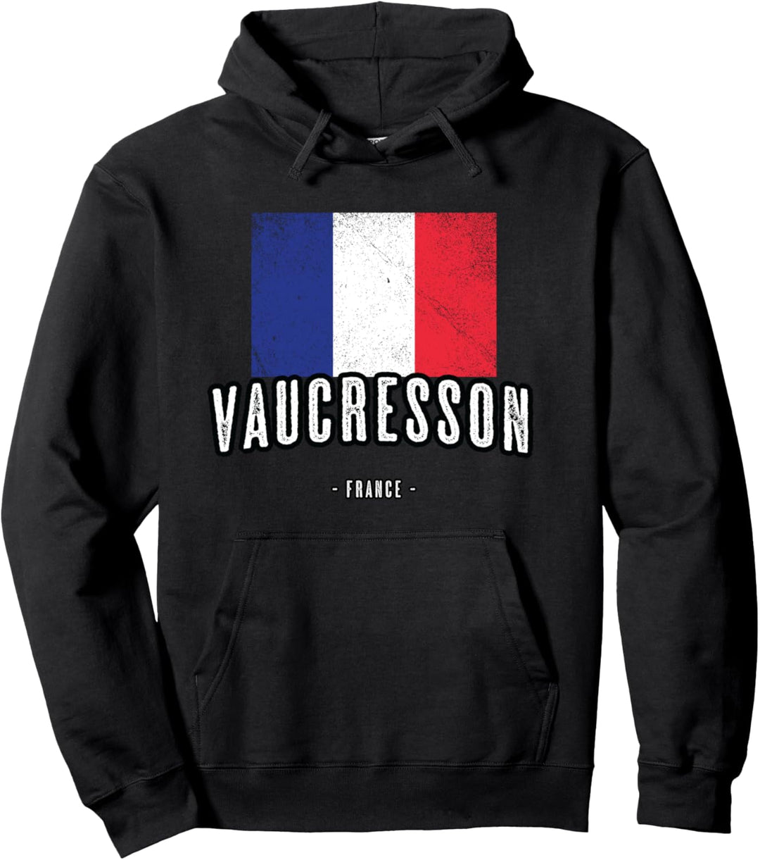 Stadt Vaucresson, Frankreich | FR Flagge, Drapeau Français - Pullover Hoodie