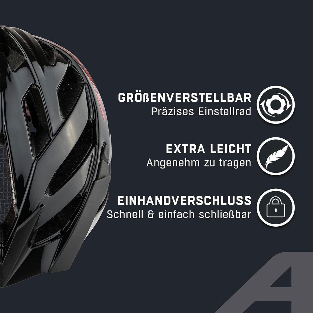 ALPINA PANOMA - Reflektierender & Optimal Belüfteter Fahrradhelm Mit Fliegennetz & Nachrüstbarem LED