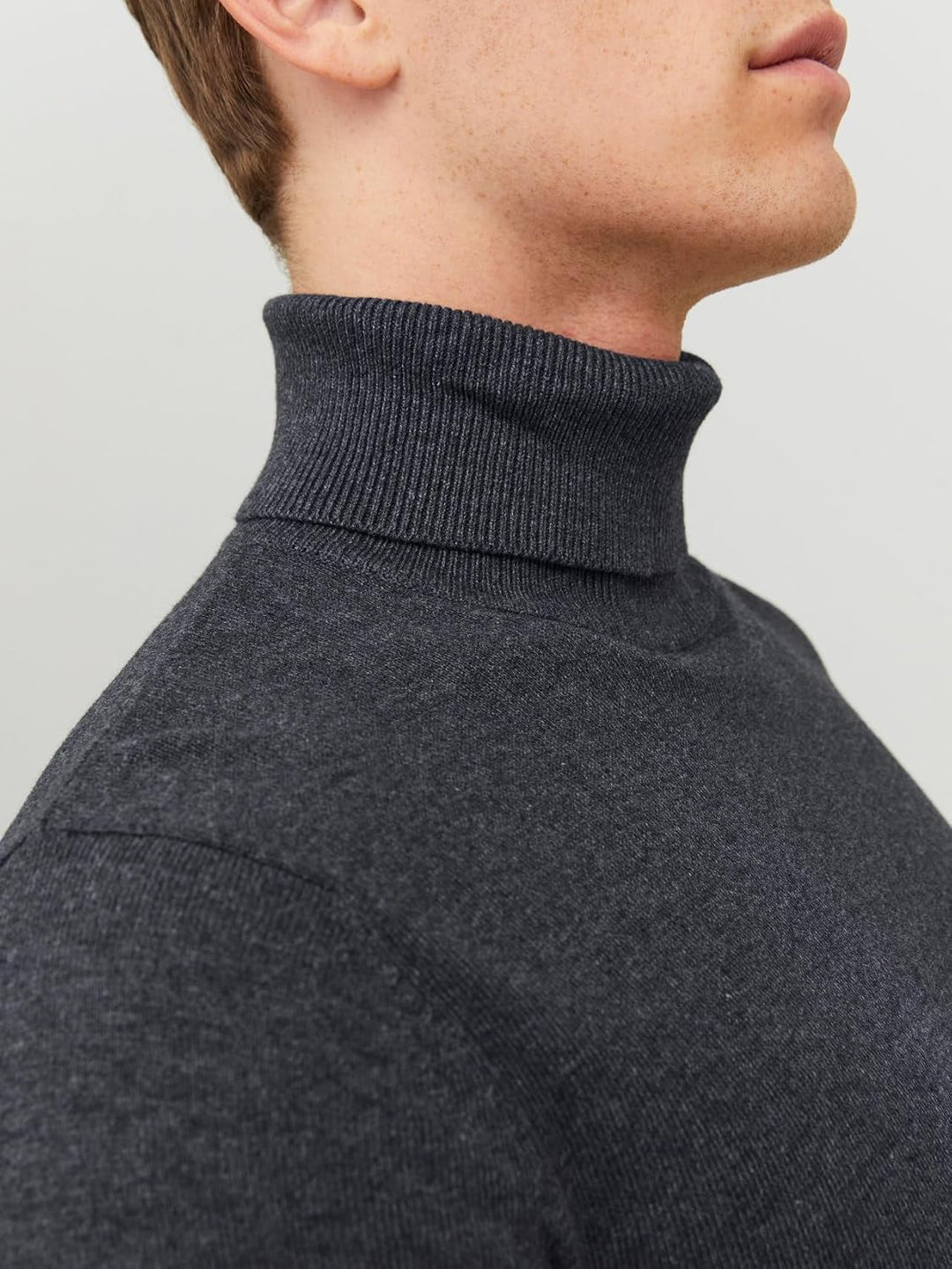 JACK & JONES Herren Strickpullover Rollkragenpullover JJ Eemil Knit Roll Neck M Grün (Rosin), M Grün