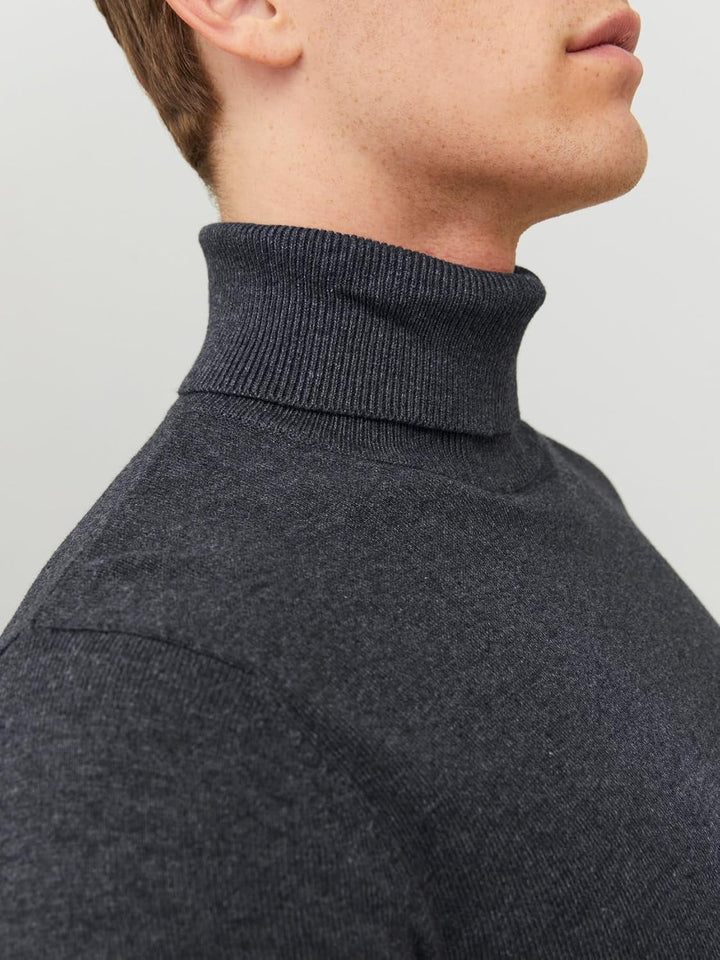 JACK & JONES Herren Strickpullover Rollkragenpullover JJ Eemil Knit Roll Neck M Grün (Rosin), M Grün