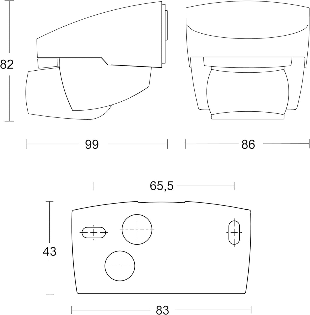 Steinel Bewegungsmelder IS 140-2 schwarz, 140° Bewegungsensor, max. 14 m Reichweite, Innen und Ausse