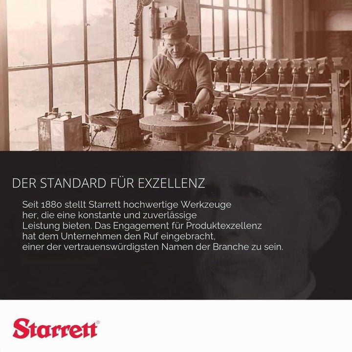 Starrett SB565Z Messing Antriebsstift Locher-Set, 8-teilig