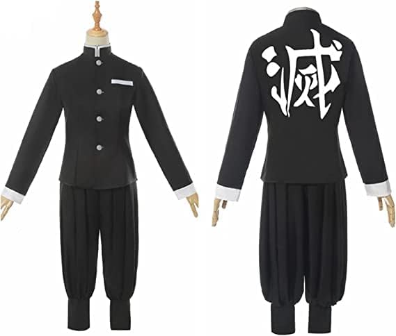 CR ROLECOS Kanroji Mitsuri Cosplay Kostüm Tanjirou Giyuu Vollständiger Kostüm Anime Tokitou Muichiro