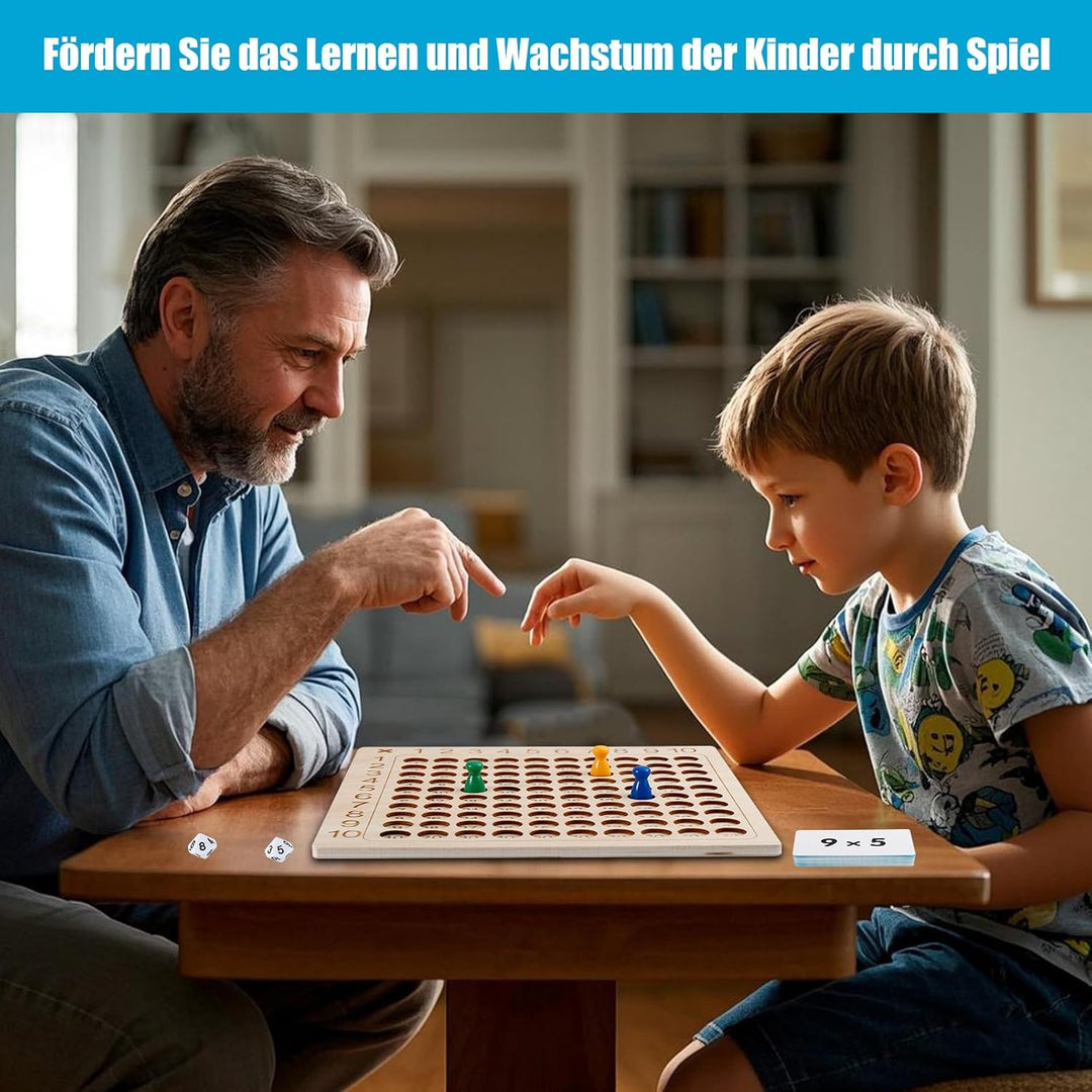 Multiplikationsbrett,1x1 Lernen Spiel für Grundschüler,Montessori Multiplikationsbrett,Multiplikatio