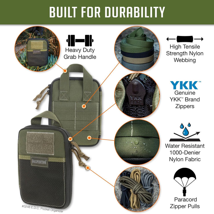 Maxpedition E.d.c. Pocket Organizer Tasche Einheitsgrösse Grün, Einheitsgrösse Grün