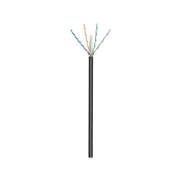 Goobay 57293 CAT 6 Outdoor Netzwerkkabel, U/UTP, Schwarz