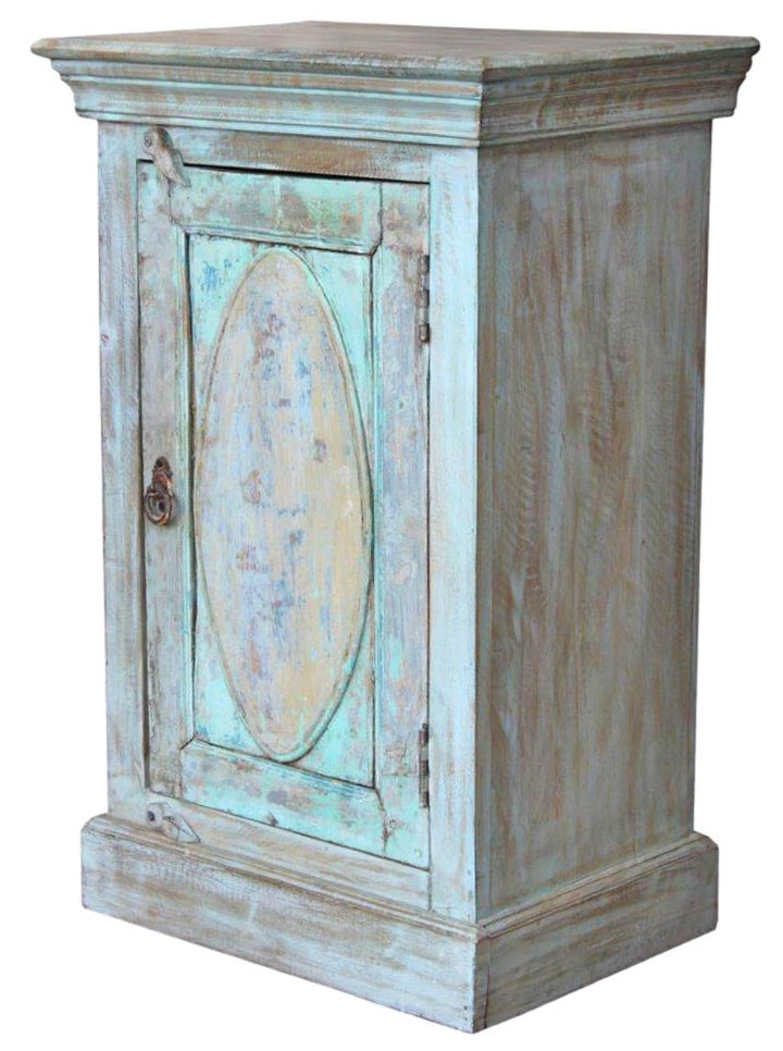 GURU SHOP Vintage Beistellschrank, Kommode, Nachttischschrank, Flurschrank - Modell 60, 79x52x36 cm