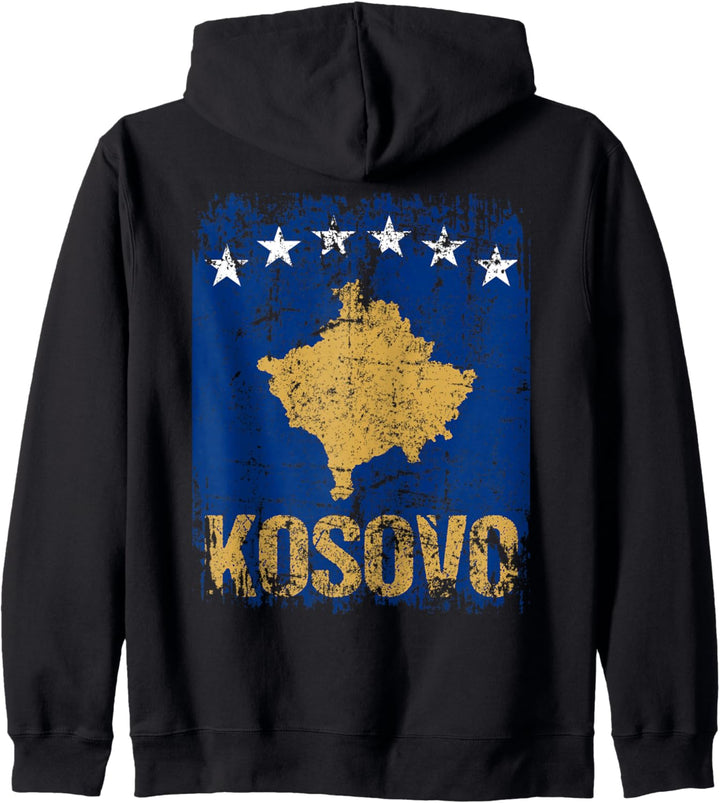 KOSOVO Flagge | Damen Herren Kinder KOSOVO Kapuzenjacke