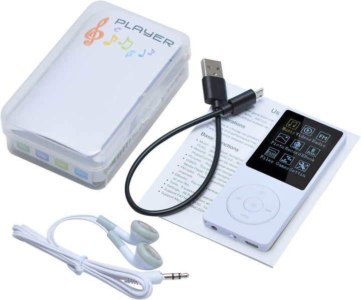 8GB Tragbare MP3 Musik Player, Support bis zu 64GB SD Speicherkarte, Lossless Sound HiFi MP3 Player,