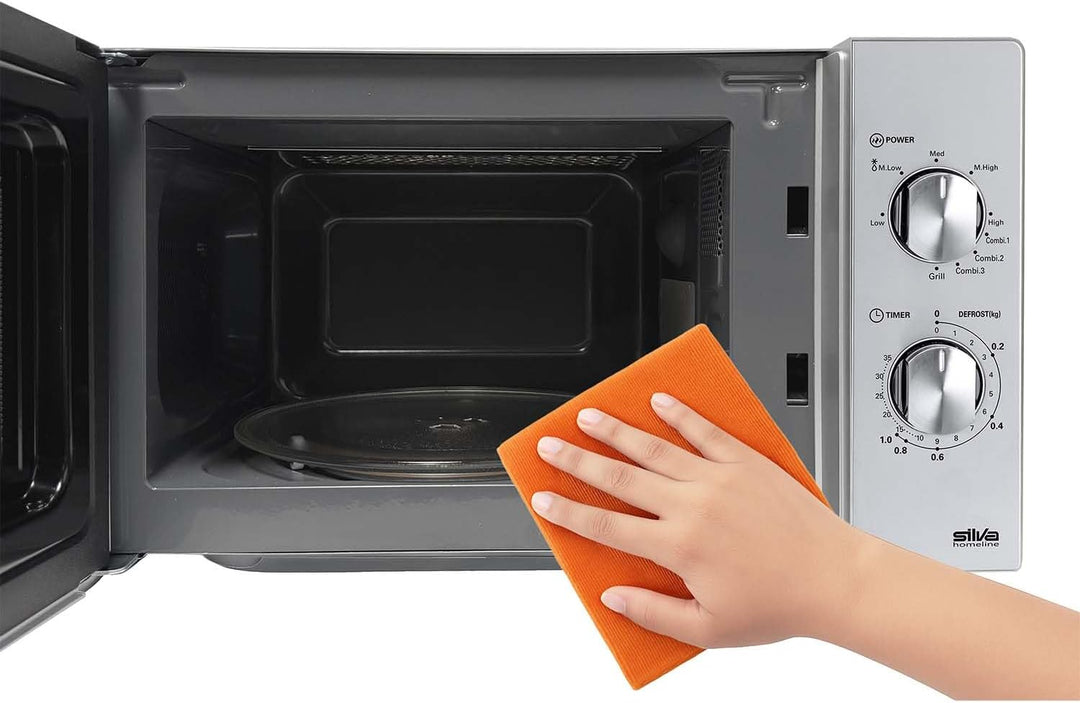 Silva Schneider MW-G 25.5 Mikrowelle mit Grill 20 Liter, 700W Mikrowellenleistung, 1000W Grill, 5 Le