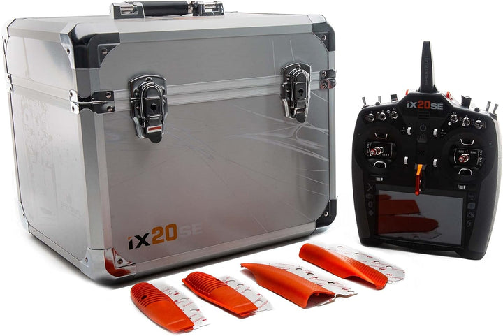 Spektrum SPMR20110EU iX20 20-Channel Special Edition Transmitter, International, Grey/Silver