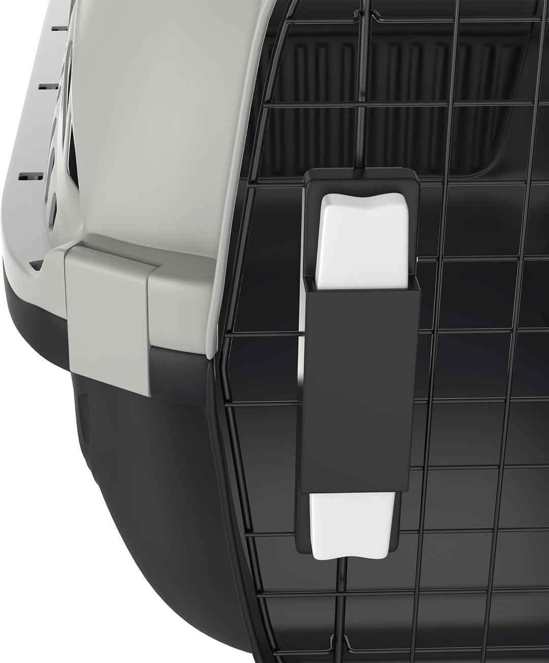 YUENFONG Transportbox Katzen 61x37x37cm Katzentransportbox für kleine Hunde, Tiertransporter aus ABS