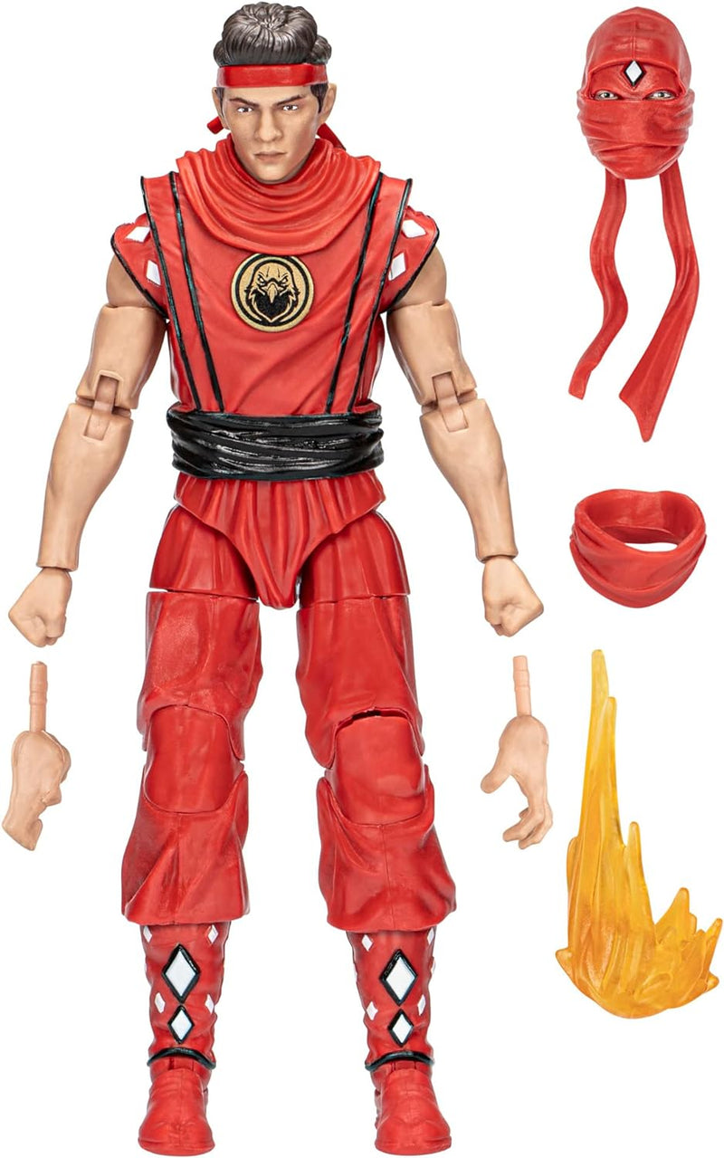 Hasbro Power Rangers x Cobra Kai Lightning Collection Figur Morphed Miguel Diaz Red Eagle Ranger 15