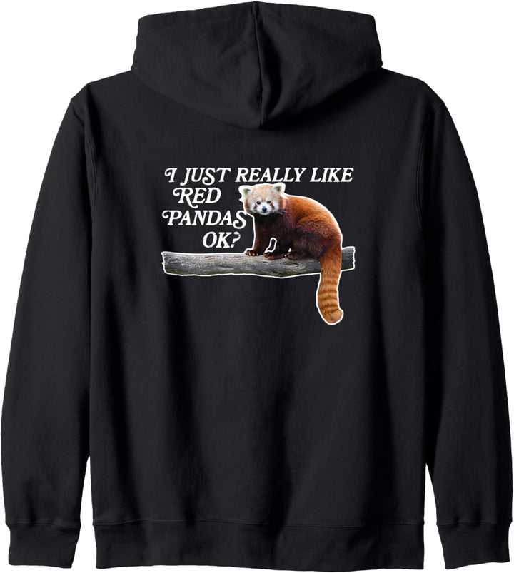 Funny Red Panda Shirt I Just Really Like Red Pandas OK Kapuzenjacke