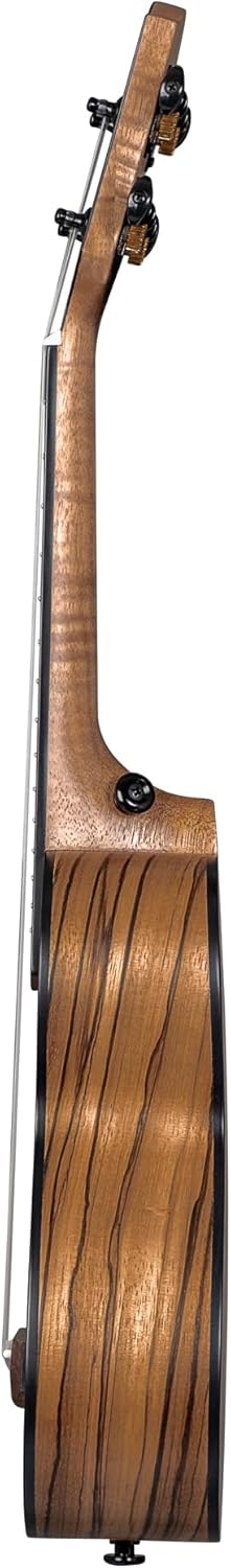 CASCHA Ukulele Zebra Wood – Hochwertiges Zebraholz I Warmer Klang I Okoume Hals I Walnuss Griffbrett