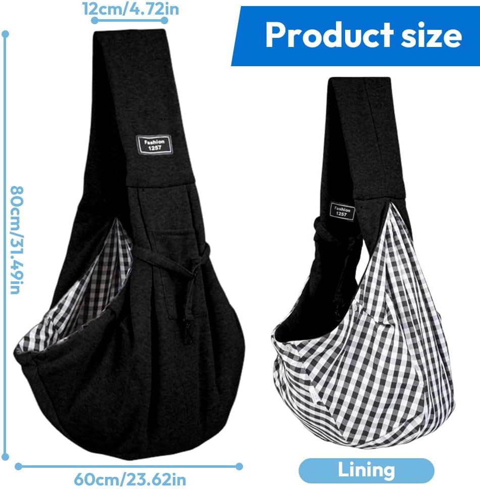 Hundetrage, Hundetragetuch, Umhängetasche für Haustiere, Hundetasche, Tragetasche Hund, Hunde Traget