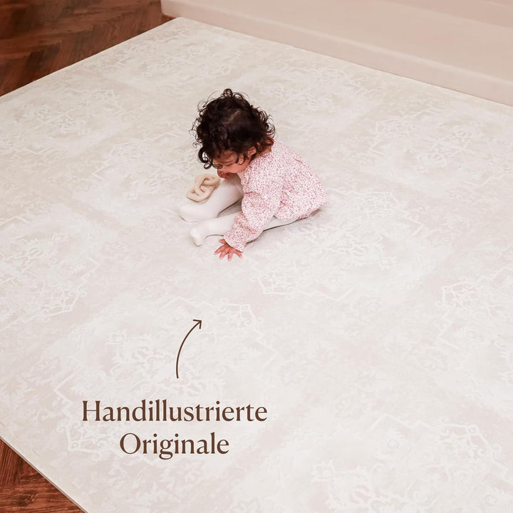 Toddlekind Playmat Spielmatte, Premium-Schaumstoff, 1,2 x 1,8 m, 6 Fliesen, extra dicker Schaumstoff