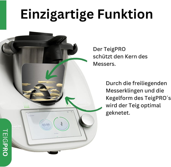 Leckerhelfer® TouchPRO + TeigPRO – passend für den Thermomix (TouchPRO + TeigPRO), Touchpro + Teigpr