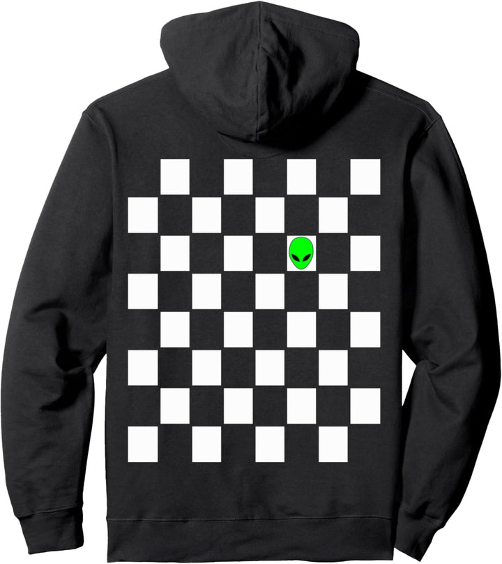 Alien Ska Musik Punk Schachbrett Pullover Hoodie