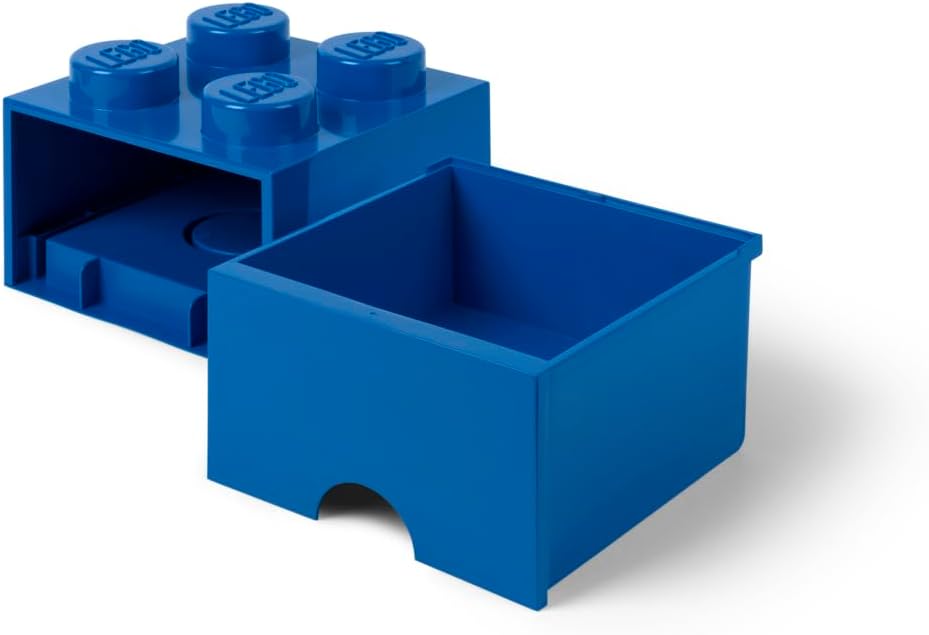 Room Copenhagen L4005B.00 40051731 Storage Brick 4 mit Schubladen, Blau, 25 x 25,2 cm, 25 x 25,2 x c