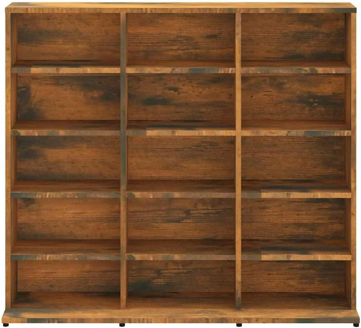 vidaXL CD Regal, Schrank mit viel Stauraum, Ablage für Wohnzimmer, Standregal Aktenregal Büroregal M