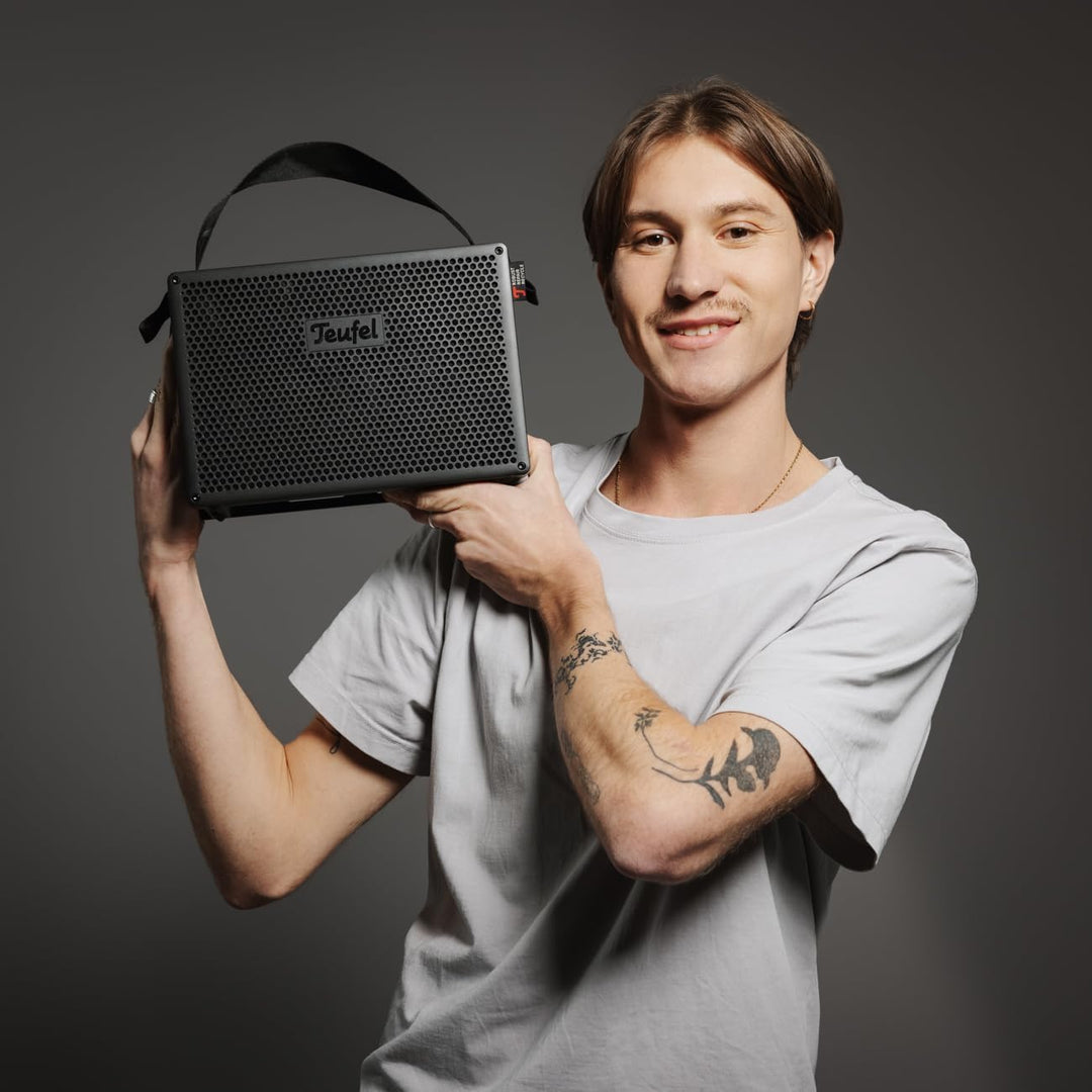 Teufel MYND - Tragbarer Bluetooth Lautsprecher Wasserfest IP67, 2.1 System mit bis zu 42 Std Akkulau