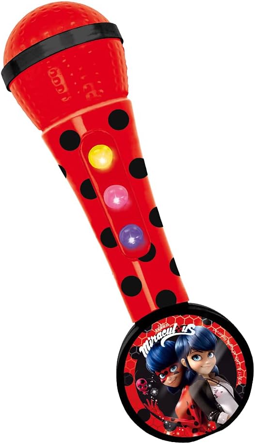 Reig 2681 Miraculous: Tales of Ladybug & Cat Noir Mikrofon, rot